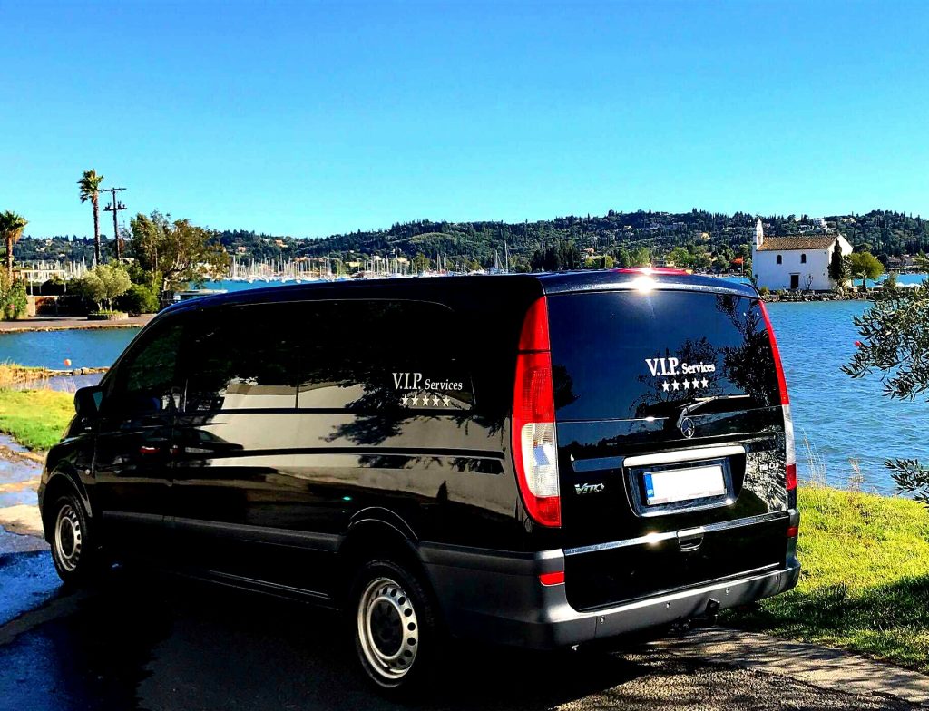MERCEDES VITO MINIVAN CORFU PRIVATE TRANSFERS AND TOURS